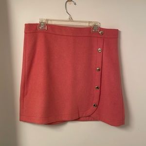 NWT Loft wool blend pink mini skirt